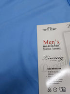 Men's Unstitched Shalwar Kameez Blue Wash & Wear