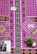 Purple Printed Lawn 2Pcs Shirt Trouser Set
